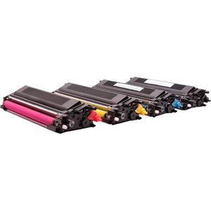 Set 4x ABC huismerk toner geschikt voor Brother TN-135 voor DCP-9040CN DCP-9042CDN DCP-9042CN DCP-9045CDN DCP-9045CN HL-4040CN HL-4050CDN HL-4070CDW MFC-9440CDW MFC-9440CN MFC-9450CDN MFC9450CN MFC9840CDW