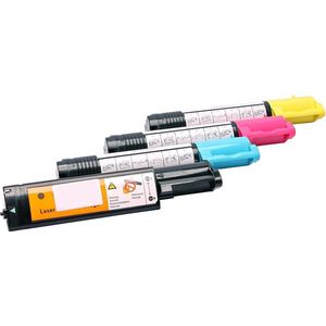 Set 4x ABC huismerk toner geschikt voor Epson Aculaser C1100N C1100 CX11 CX11N CX11NF CX11NFC CX11NFCT CX11NFT