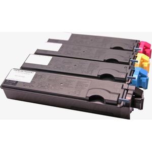 Set 4x ABC huismerk toner geschikt voor Kyocera TK-500 voor Kyocera FS-C5016 FS-C5016B FS-C5016DN FS-C5016DTN FS-C5016HDN FS-C5016N FS C5016 FS C5016B FS C5016DN FS C5016DTN FS C5016HDN FS C5016N