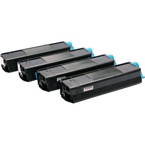 Set 4x ABC huismerk toner geschikt voor Oki C5600 C5600DN C5600N C5700 C5700DN C5700N C 5600 C 5600DN C 5600N C 5700 C 5700DN C 5700N