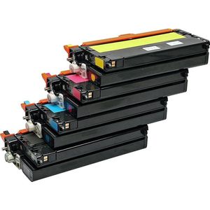 Set 4x ABC huismerk toner geschikt voor Xerox Phaser 6180 6180D 6180DN 6180MFP 6180N Series