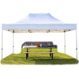 3x4,5 M Easy Up Partytent Vouwpaviljoen PVC Brandvertragen - PROFESSIONAL Alu 40m - Wit