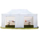 TOOLPORT 3x6 m Easy up partytent met zijwanden,