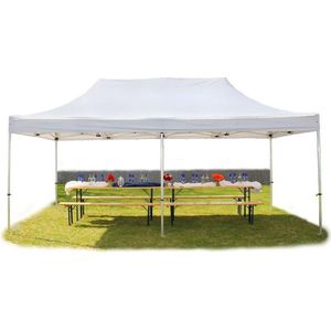 4x8 M Easy Up Partytent Vouwpaviljoe - PROFESSIONAL Alu 50 M - Wit