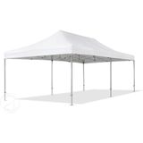 4x8 M Easy Up Partytent Vouwpaviljoen met Zijwande - PROFESSIONAL Alu 50 M - Wit