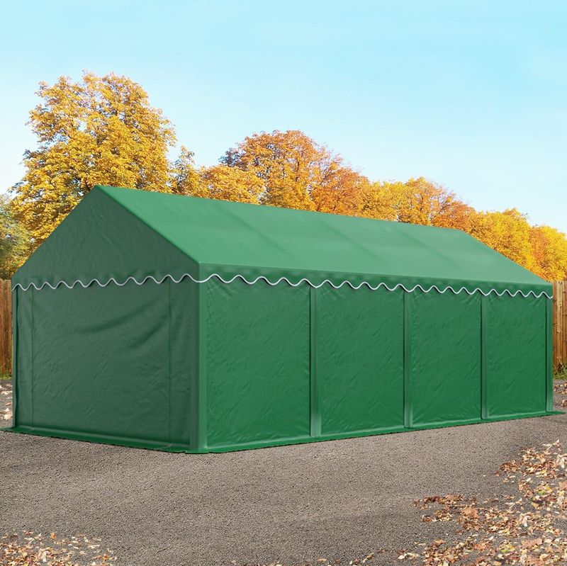 TOOLPORT Opslagtent 4x8 m met ritssluitingen -