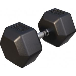 Gorilla Sports Dumbbell - 1 x 40 kg - Gietijzer - Hexagon - Halter