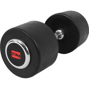 Gorilla Sports Dumbell - Vaste Halter - Gietijzer met Rubber coating - 27,5 kg