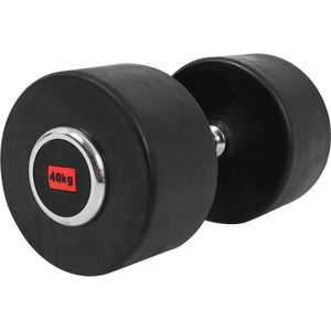 Gorilla Sports Dumbell - 40 kg - Gietijzer (rubber coating)