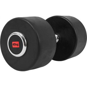 Gorilla Sports Dumbell - 45 kg - Gietijzer (rubber coating)
