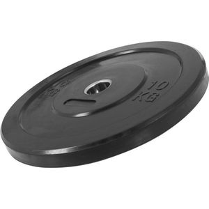 Gorilla Sports Bumper Plate - Halterschijf - 10 kg - Rubber - 50 mm