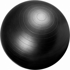 Fitnessbal Zwart 65 cm incl. pomp