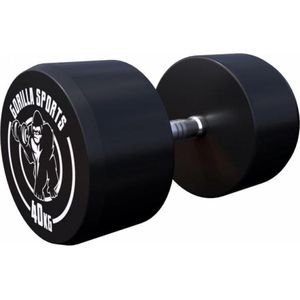 Gorilla Sports Dumbbell - 40 kg - Halter - Vaste dumbell - Gietijzer