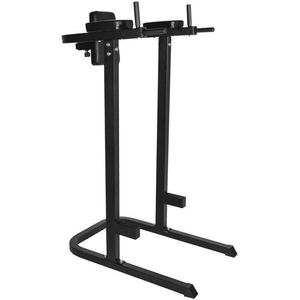 Gorilla Sports Dipstation pro zwart -belastbaar tot 120 kg