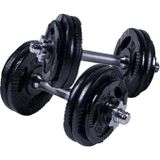 Dumbellset 30 kg Gripper Gietijzer Zwart