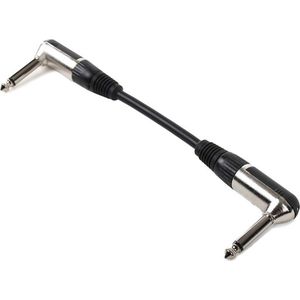 2x FrontStage Patchkabel 6,35mm-Jackplug 15cm hoekig