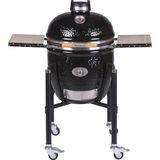 Monolith - kamado -Houtskoolbarbecue - Classic - PRO2.0 - zwart - met onderstel- 46 cm