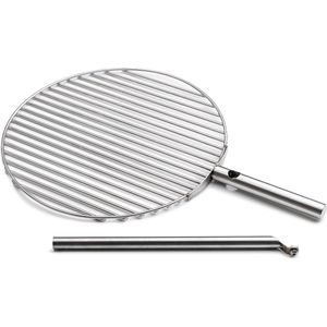 Höfats - Triple Haard Grillrooster - RVS - Ø45 cm - Zilver