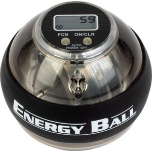 EVEREST FITNESS Gyro Bal voor Hand-, Grip- en Onderarmversterking - Gyroscoop Bal met Digitale Teller om Spanning en Polspijn te Reguleren - Gyroscopische handoefenballen