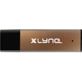 Xlyne ALU USB-stick 128 GB Aluminium, Brons 177570-2 USB 2.0