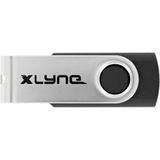 Xlyne USB-stick Retail 16 GB Zwart/zilver 7601600 USB-C
