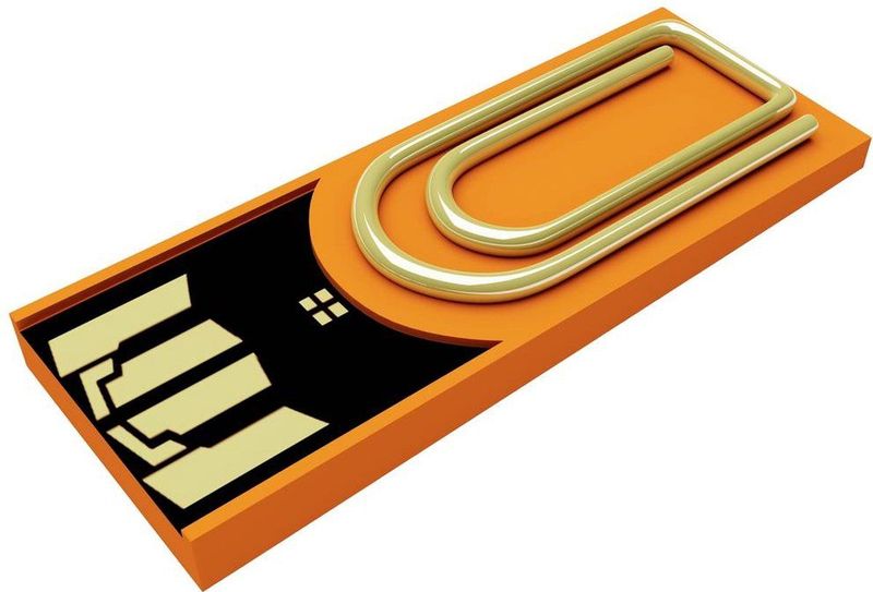 Xlyne clip/me USB-stick Bulk 8 GB Oranje CM08CO002 USB 2.0
