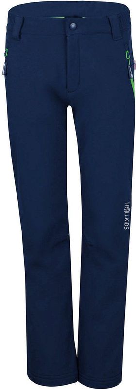 Trollkids - Fjell Softshell Pant - Softshellbroek - Blauw