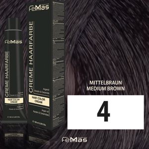 Femmas (4) - Haarverf - middenbruin 100ml