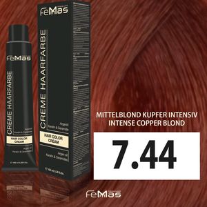 Femmas - Haarverf - Medium Blond Koper Intens - 100ml