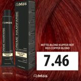 Femmas - Haarverf - Middenblond Koperrood - 100ml