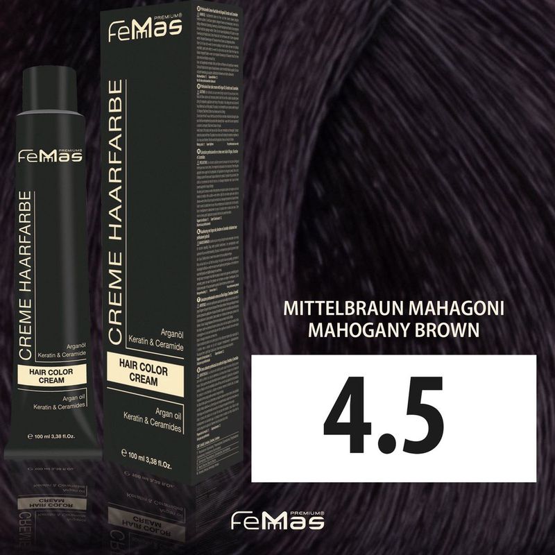 Femmas - Haarverf - Medium Mahoniebruin - 100ml
