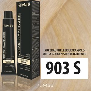 Femmas (903S) - Haarverf - Super Brightener Ultra Goud - 100ml