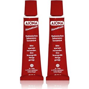 2 x Ajona Medisch tandpastaconcentraat voor tanden, tandvlees en tong, 25 ml