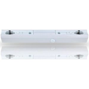 LEDmaxx fitting lijnlamp voor Osram Linestra Ralina 35W S14s twee sokkel wit, kunststof, 35 W, 30 x 3,4 x 3,6 cm