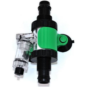 Aqua-Noa CO2 diffusor 3 in 1 - Voor 19/25 mm slang aansluiting - Inclusief Bellenteller en Terugslagventiel