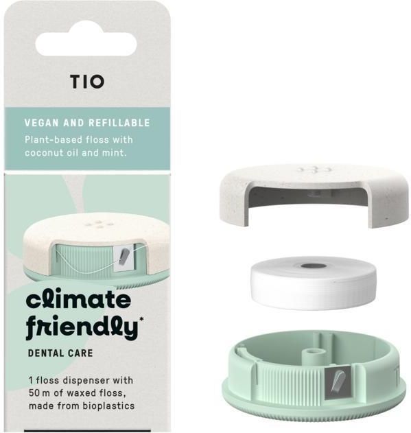 TIO Care - TIOFLOSS - Bio-based Vegan Flosdraad, 50 mtr