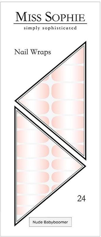 Miss Sophie - Nagelfolie - Nude Babyboomer - Kleurverloop - 24 Stuks