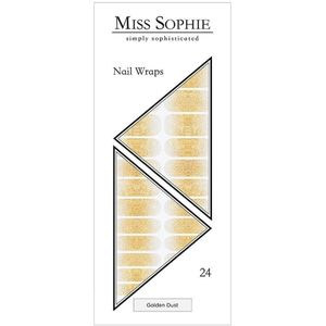 Miss Sophie Nagels Nagelfolies Golden DustNail Wraps 24 Stk. (€ 0,44 / 1 stuks)