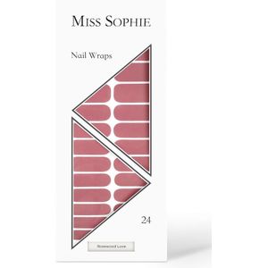 Miss Sophie - Rosewood Love - Nagelfolie - Roze - 24 Stuks