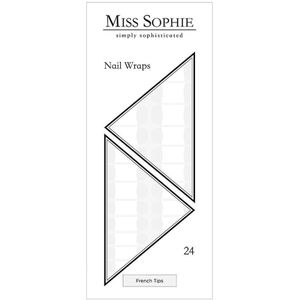 Miss Sophie - Nail Wraps - French Tips - Dierproefvrij - 100 Stuks