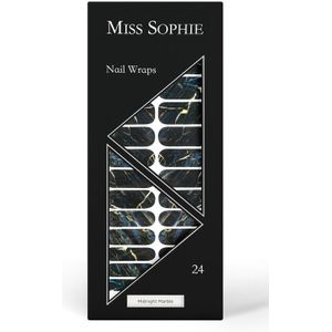 Miss Sophie Nagels Nagelfolies Midnight MarbleNail Wraps