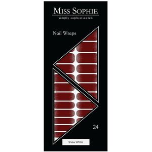 Miss Sophie Nagels Nagelfolies Snow WhiteNail Wraps 24 Stk. (€ 0,68 / 1 stuks)