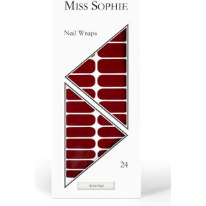 Miss Sophie Brick Red Kunstnagels & Nageldecoratie