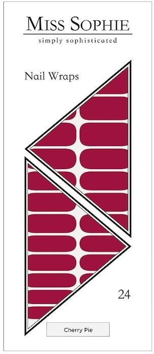 Miss Sophie - Cherry Pie - Nagelfolies - Rood - Dierproefvrij