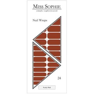 Miss Sophie Nagels Nagelfolies Rusty RedNail Wraps