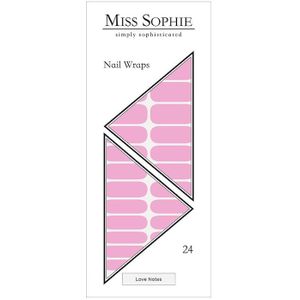 Miss Sophie Love Notes Kunstnagels & Nageldecoratie 24 stuks.