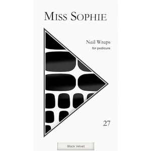 Nagelfolies - Zwart - Voor Teennagels