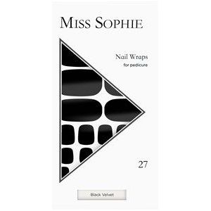 Miss Sophie Nagels Nagelfolies Black Velvet Pedicure Wrap 27 Stk. (€ 0,36 / 1 stuks)