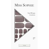 Nagelversiering - Cocoa Pedicure Nagelfolies - Stijlvol - 20 Stuks