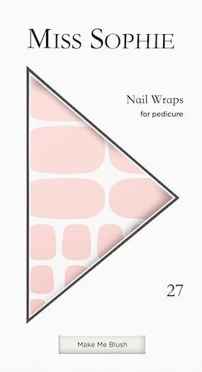 Nagelfolie - Make Me Blush - Zachtroze - Semi-transparant